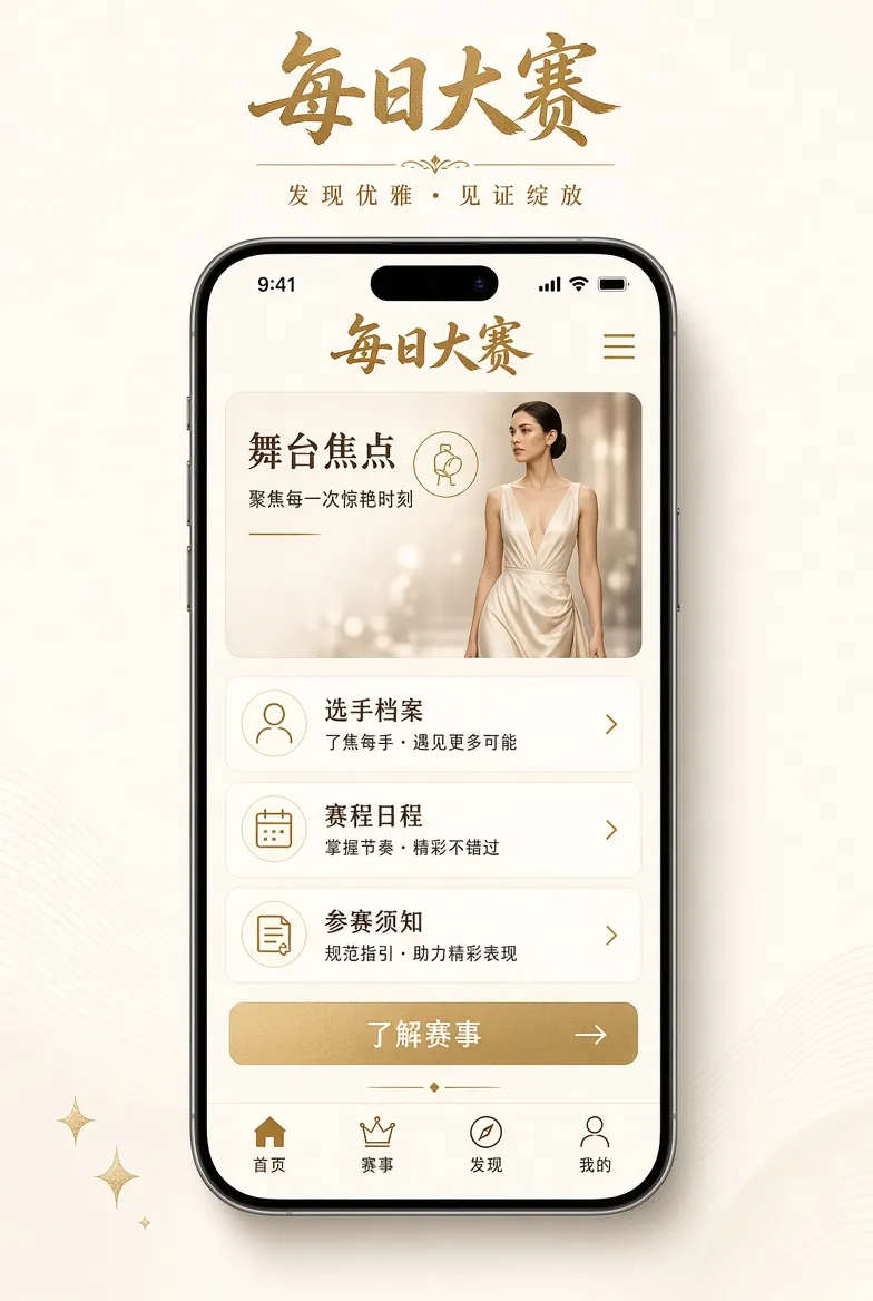 每日大赛移动端赛事阅读服务视觉